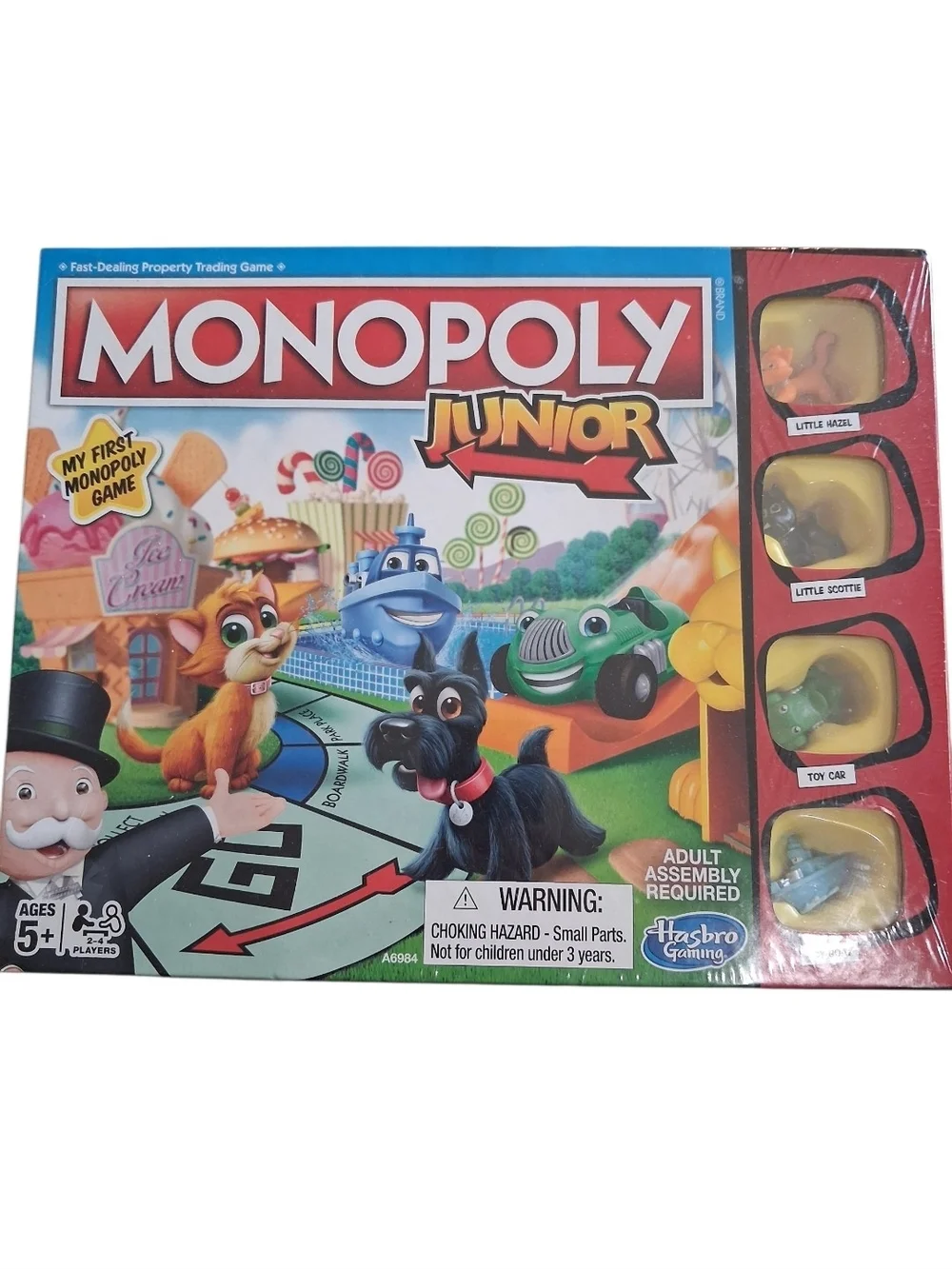Hasbro MONOPOLY Junior Kids Board Game - Colorful